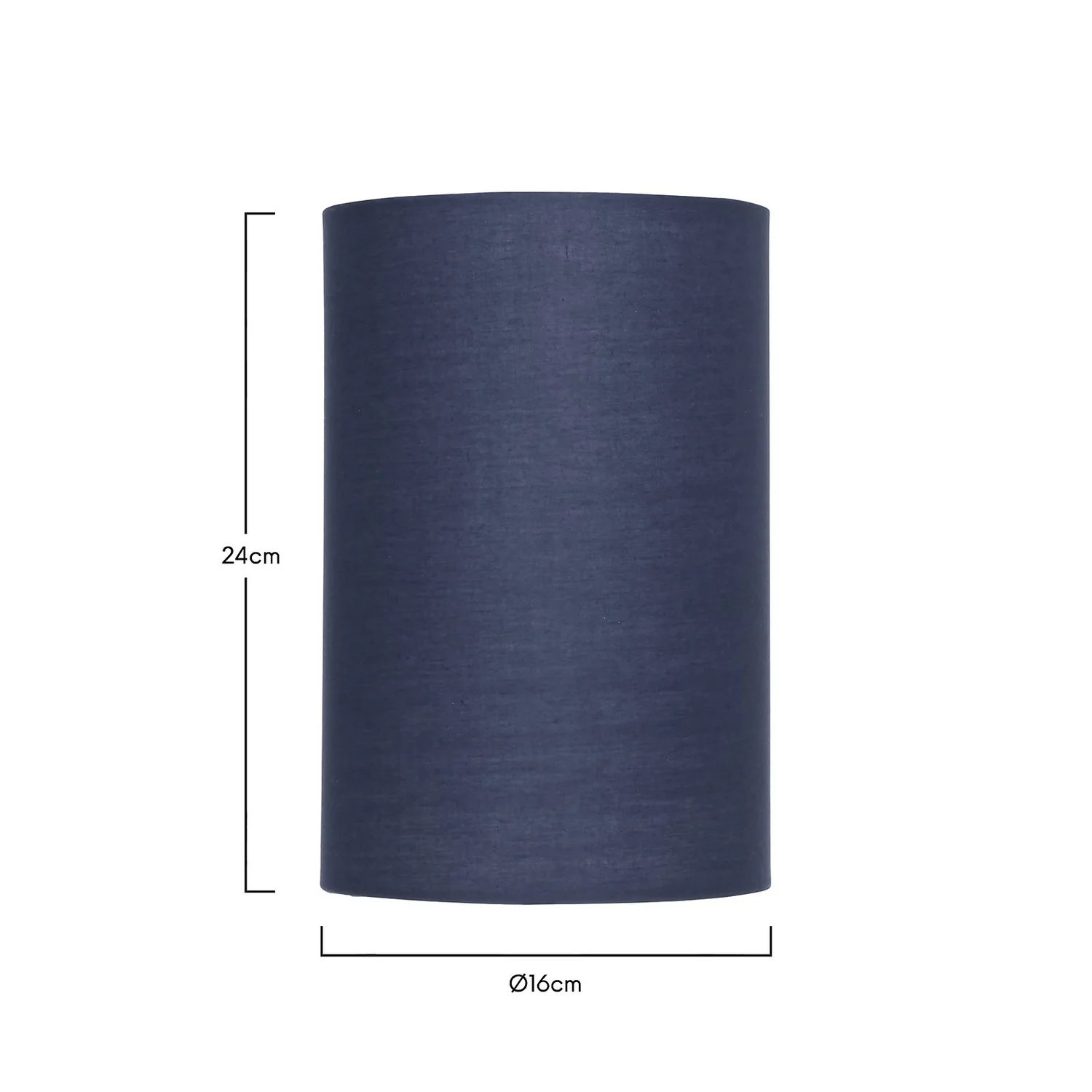 Clyde Navy Cylinder Shade - 16cm 5 Clyde Navy Cylinder Shade - 16cm - Image 5