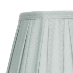 Raye Duck Egg Pleated Taper Silk Shade - 20cm -Cheap Deco Casa Store 13139394 1444900556322390