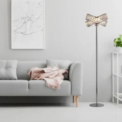 Dita 2 Band Chrome Floor Lamp -Cheap Deco Casa Store 13157967 1834936869482949