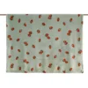 Printed Super Soft Throw - Strawberry Design - 125x150cm