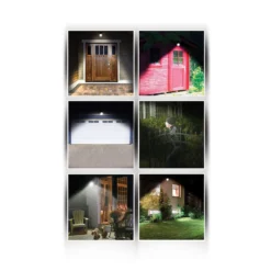 JML Handy Bright LED Spotlight - Solar Powered Motion-Activated LED Security Light -Cheap Deco Casa Store 13174872 2124890224087007