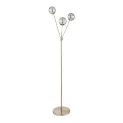 Orb 3 Light Floor Lamp - Nickel Smoke 8 Orb 3 Light Floor Lamp - Nickel Smoke -Cheap Deco Casa Store 13208323 7914896913520220