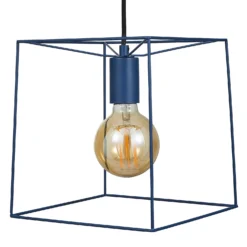 Edge 1 Light Pendant - Navy -Cheap Deco Casa Store 13208329 1104896913761054