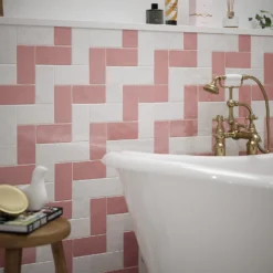 Country Living Artisan Antique White Ceramic Wall Tile 75 X 150mm - 0.5sqm Pack -Cheap Deco Casa Store 13220552 1904909608355245