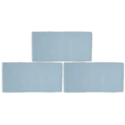 Country Living Artisan Blue Skies Ceramic Wall Tile 75 X 150mm - 0.5sqm Pack -Cheap Deco Casa Store 13220558 7594916409855063
