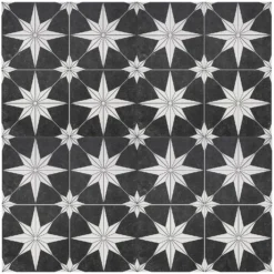 Country Living Starry Skies Black North Star Porcelain Floor & Wall Tile 1.42sqm Pack - 450x450mm 8 Country Living Starry Skies Black North Star Porcelain Floor & Wall Tile 1.42sqm Pack - 450x450mm -Cheap Deco Casa Store 13220589 1014915122464244
