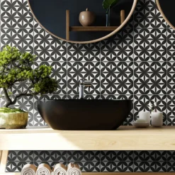 New Arrival 7 Fiore Eclipse Grey Porcelain Wall & Floor Tile 200 X 200mm - 0.52sqm Pack