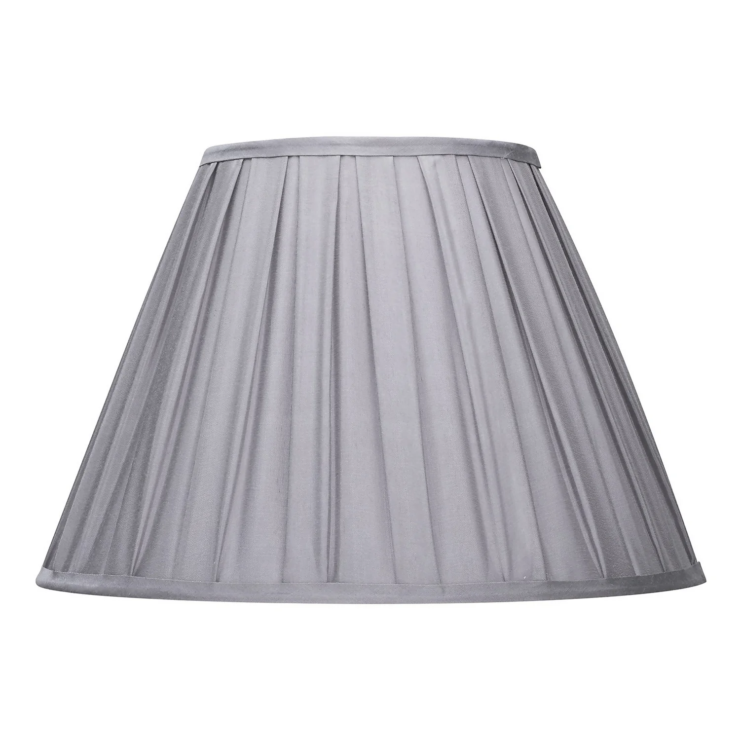 Raye Dove Pleated Taper Silk Shade - 40cm 2 Raye Dove Pleated Taper Silk Shade - 40cm - Image 2