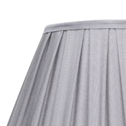 Raye Dove Pleated Taper Silk Shade - 40cm 11 Raye Dove Pleated Taper Silk Shade - 40cm -Cheap Deco Casa Store 13222466 1464946175834741