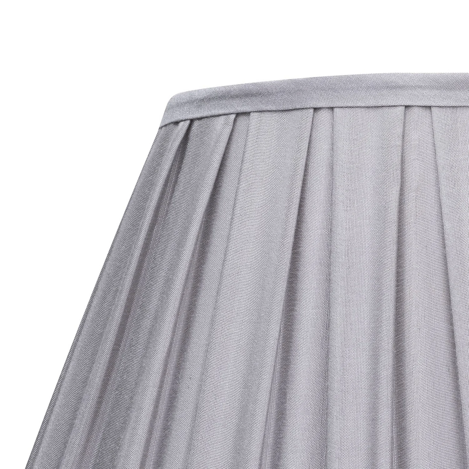 Raye Dove Pleated Taper Silk Shade - 40cm 4 Raye Dove Pleated Taper Silk Shade - 40cm - Image 4