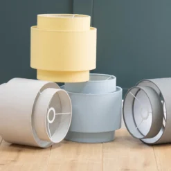 Finn Tier Drum Putty Linen Shade - 25cm 14 Finn Tier Drum Putty Linen Shade - 25cm -Cheap Deco Casa Store 13222467 1564944148516926