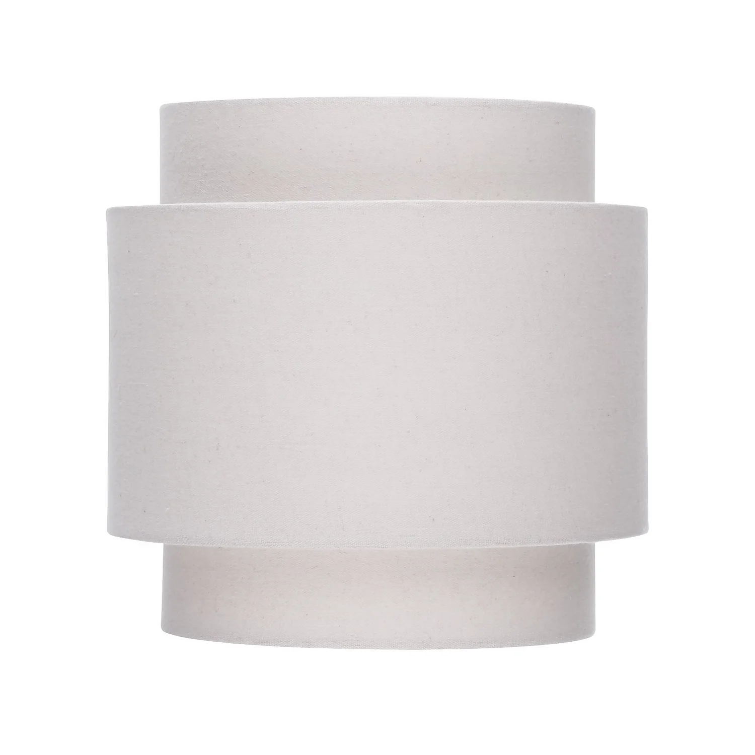 Finn Tier Drum Putty Linen Shade - 25cm 2 Finn Tier Drum Putty Linen Shade - 25cm - Image 2