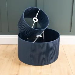 Raye Peacock Drum Pleated Silk Shade - 45cm -Cheap Deco Casa Store 13222476 8964944148464066