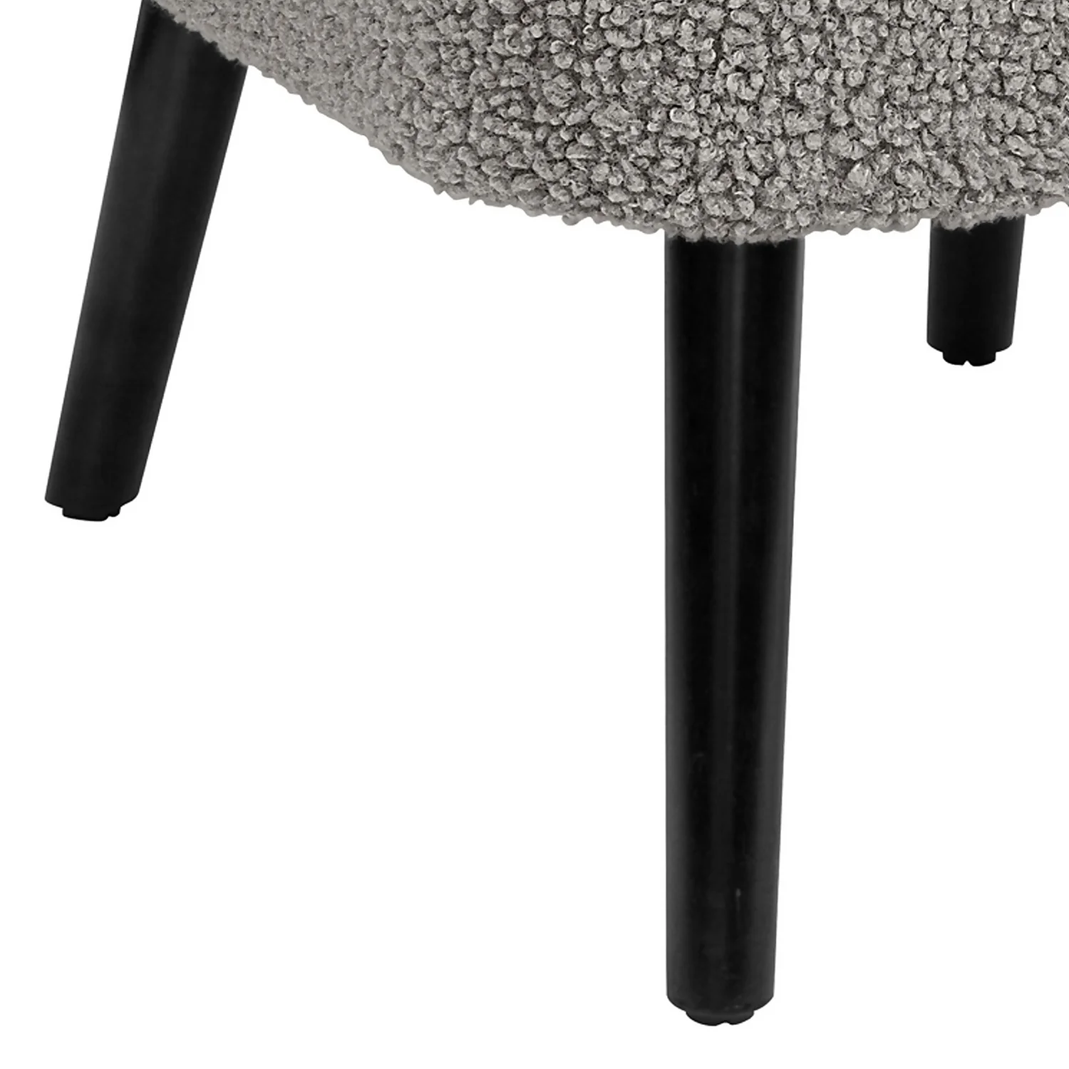 Sean Boucle Occasional Chair - Grey 7 Sean Boucle Occasional Chair - Grey - Image 7