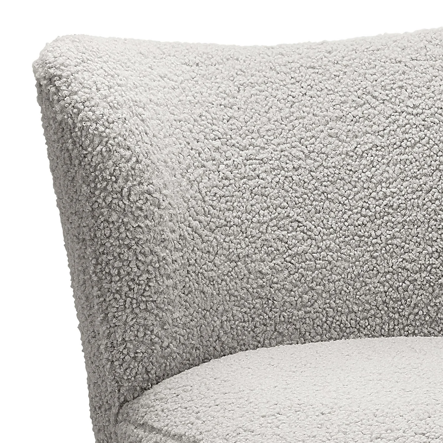 Sean Boucle Occasional Chair - Grey 5 Sean Boucle Occasional Chair - Grey - Image 5