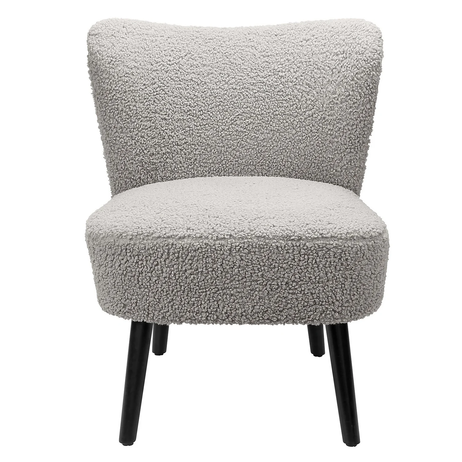 Sean Boucle Occasional Chair - Grey 3 Sean Boucle Occasional Chair - Grey - Image 3