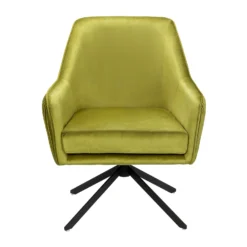 Pia Pleat Swivel Chair - Olive 9 Pia Pleat Swivel Chair - Olive -Cheap Deco Casa Store 13222763 1904940701575036