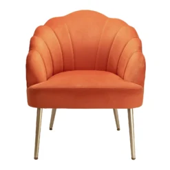 Sophia Scallop Occasional Chair - Burnt Orange 10 Sophia Scallop Occasional Chair - Burnt Orange -Cheap Deco Casa Store 13222770 1854920057578262