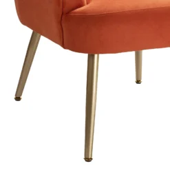 Sophia Scallop Occasional Chair - Burnt Orange 14 Sophia Scallop Occasional Chair - Burnt Orange -Cheap Deco Casa Store 13222770 6994920057799422