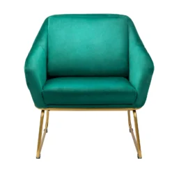 Evelyn Metal Frame Chair - Emerald -Cheap Deco Casa Store 13222772 1384932955562277