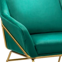 Evelyn Metal Frame Chair - Emerald -Cheap Deco Casa Store 13222772 1824932955689474