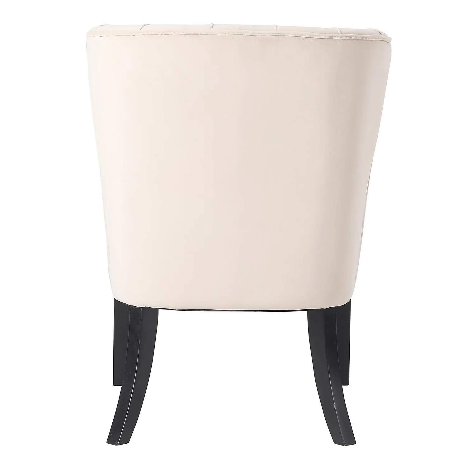 Sadie Velvet Accent Chair - Ivory 5 Sadie Velvet Accent Chair - Ivory - Image 5