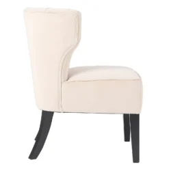Sadie Velvet Accent Chair - Ivory 11 Sadie Velvet Accent Chair - Ivory -Cheap Deco Casa Store 13223762 1734927512058890