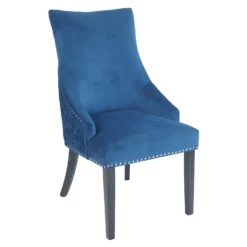 Annabelle Pleated Back Velvet Dining Chairs - Set Of 2 - Navy 10 Annabelle Pleated Back Velvet Dining Chairs - Set Of 2 - Navy -Cheap Deco Casa Store 13223766 6354926476878617