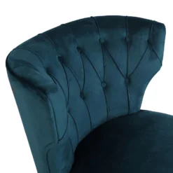 Sadie Velvet Accent Chair - Aegean Blue -Cheap Deco Casa Store 13223769 1294958840720553