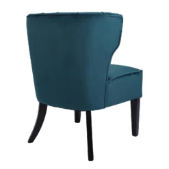 Sadie Velvet Accent Chair - Aegean Blue -Cheap Deco Casa Store 13223769 1514958840668956