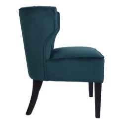 Sadie Velvet Accent Chair - Aegean Blue -Cheap Deco Casa Store 13223769 2094958840644425