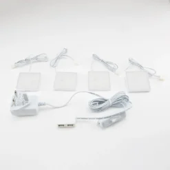 Set Of 4 LED Square Puck Lights 12 Set Of 4 LED Square Puck Lights -Cheap Deco Casa Store 13239145 1595007595093920