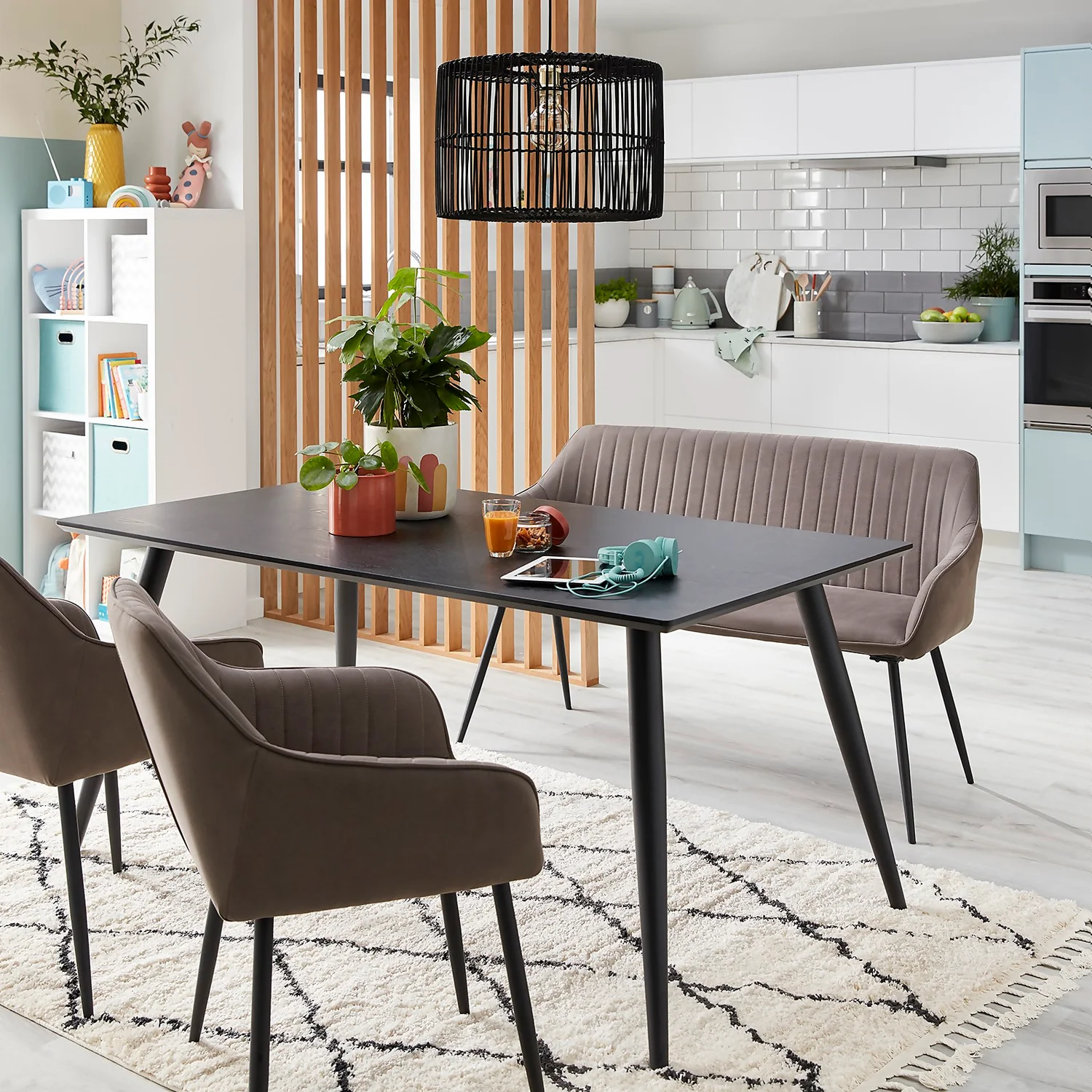 Archer Backed Bench - Elephant 2 Archer Backed Bench - Elephant - Image 2