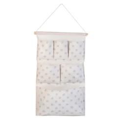 None Flexi Storage Kids 6 Pocket Hanging Organiser - White & Grey Polka Dot 8 None Flexi Storage Kids 6 Pocket Hanging Organiser - White & Grey Polka Dot -Cheap Deco Casa Store 13277671 5944929069443841