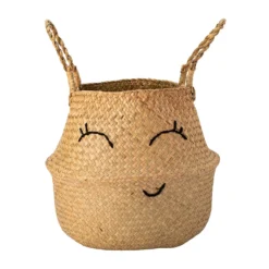 Kids Seagrass Smile Storage Basket -Cheap Deco Casa Store 13277672 6014929069438228