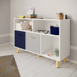 Kids Compact Storage Unit With Legs - White -Cheap Deco Casa Store 13277674 1034929069481773