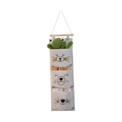 Kids 3 Pocket Hanging Organiser - Polar Bear -Cheap Deco Casa Store 13277677 1484929069085707
