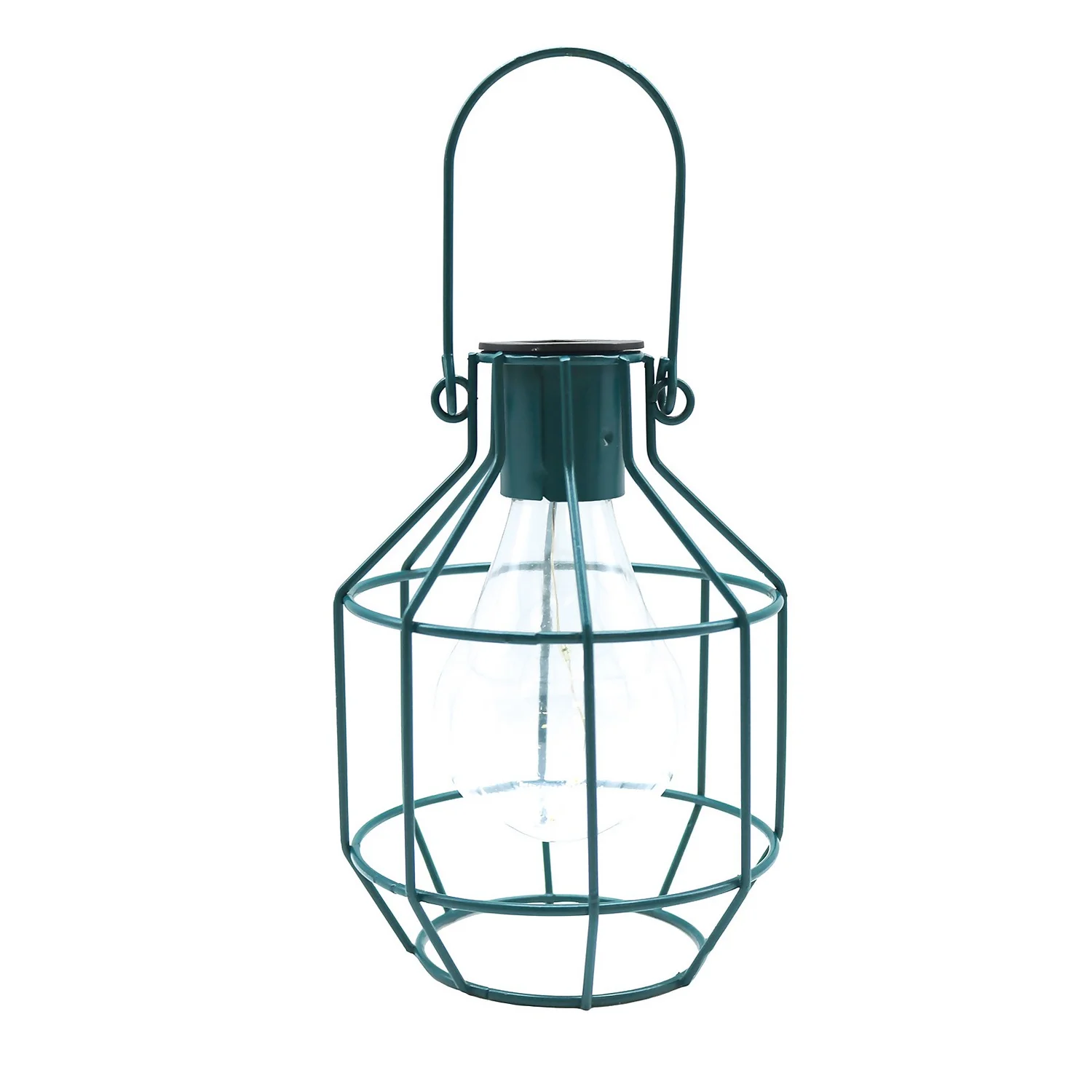 House Beautiful Firefly Solar Powered Caged Lantern 5 House Beautiful Firefly Solar Powered Caged Lantern - Image 5