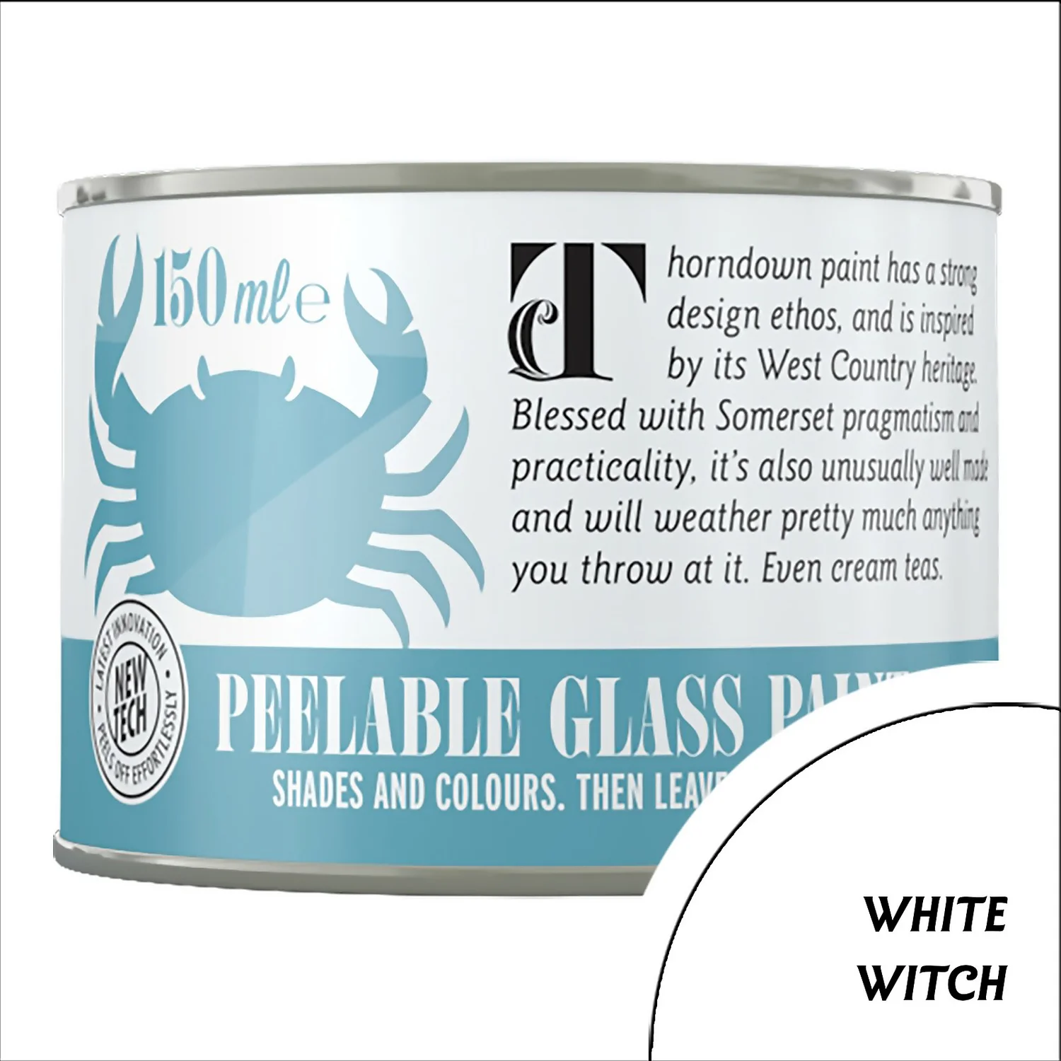 Thorndown White Witch Peelable Glass Paint 150ml 1 Thorndown White Witch Peelable Glass Paint 150ml