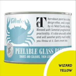 Cheap Deco Casa Store 31 Thorndown Wizard Yellow Peelable Glass Paint 150ml