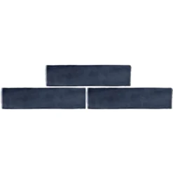 Country Living Artisan French Navy Ceramic Wall Tile 75 X 300mm - 0.5sqm Pack -Cheap Deco Casa Store 13433210 2544916403897753
