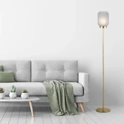 Pearl Frosted Floor Lamp - Navy 13 Pearl Frosted Floor Lamp - Navy -Cheap Deco Casa Store 13445401 2565042048253801