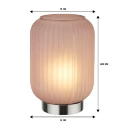 Pearl Frosted Table Lamp - Rose 14 Pearl Frosted Table Lamp - Rose -Cheap Deco Casa Store 13445403 8665042045103297