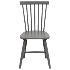 The Spindle Chair - Set Of 2 - Charcoal -Cheap Deco Casa Store 13460767 5884940701670904