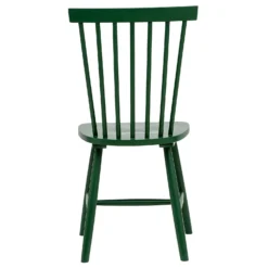 The Spindle Chair - Set Of 2 - Forest Green -Cheap Deco Casa Store 13460768 1644940701672995