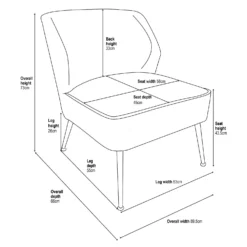 The Accent Chair - Cream 15 The Accent Chair - Cream -Cheap Deco Casa Store 13514414 9195014368838149