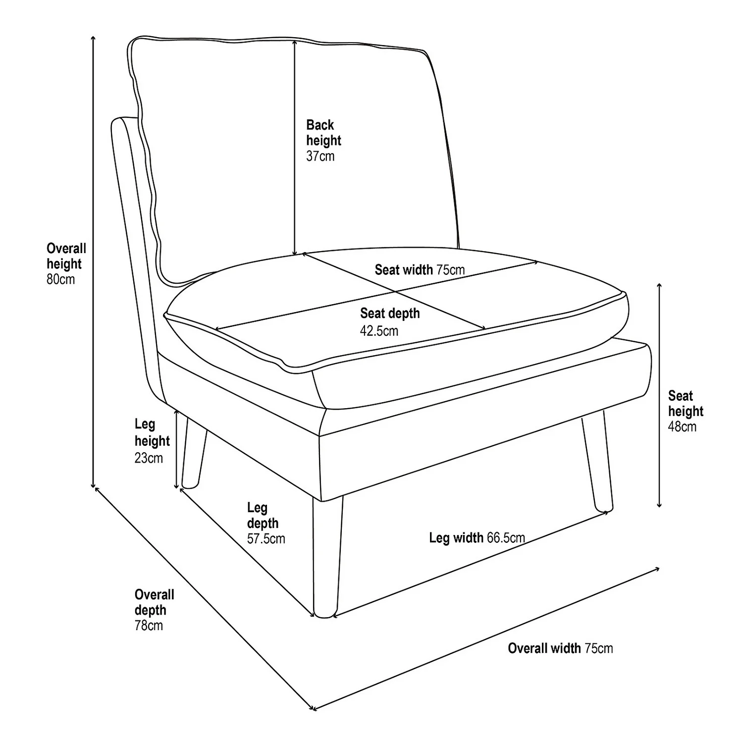 Pippa Pillow Accent Chair - Blue 7 Pippa Pillow Accent Chair - Blue - Image 7