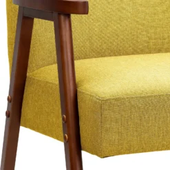 Alex Mid Century Armchair - Ochre -Cheap Deco Casa Store 13514419 7044963831726281