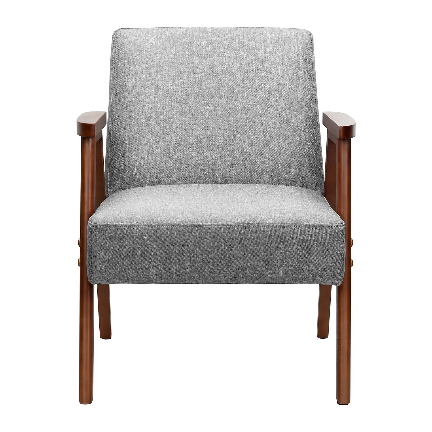 Alex Mid Century Armchair - Grey 3 Alex Mid Century Armchair - Grey - Image 3