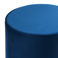 Pippa Round Pouffe - Blue 10 Pippa Round Pouffe - Blue -Cheap Deco Casa Store 13514425 8104964604227403